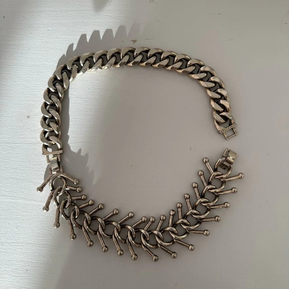 All Saints Gold Chain Necklace - Picture 1 of 4